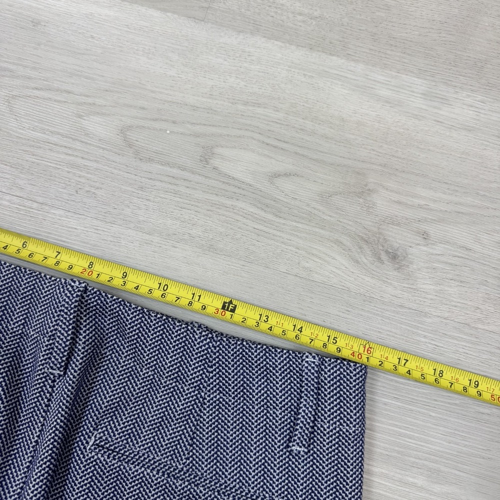 Rag & Bone Elvy Chevron Shorts Womens 10 Navy $298 - Picture 9 of 12
